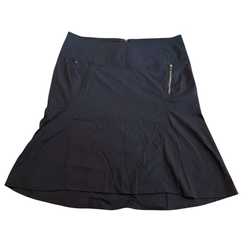 Royal Robbins Skirt Women 8 Black Stretch Hiking Outdoor Travel Gorpcore Utility